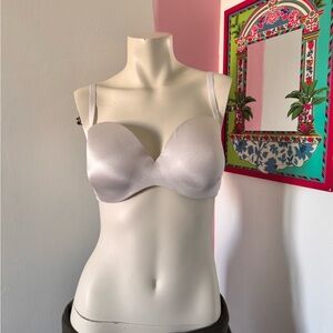 Elegant White Women's Bra